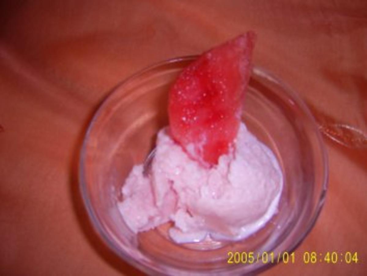 Meloneneis mit Wassermelone frisch und Zucker - Rezept mit Bild ...