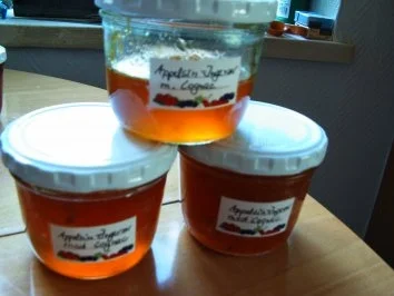 Orangen-Ingwer-Marmelade mit Cognac - Rezept