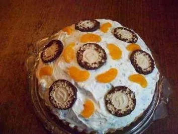 Schokokusstorte mit Mandarinen - Rezept