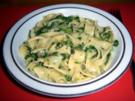 Nudeln mit Spinat - Käse - Sauce - Rezept