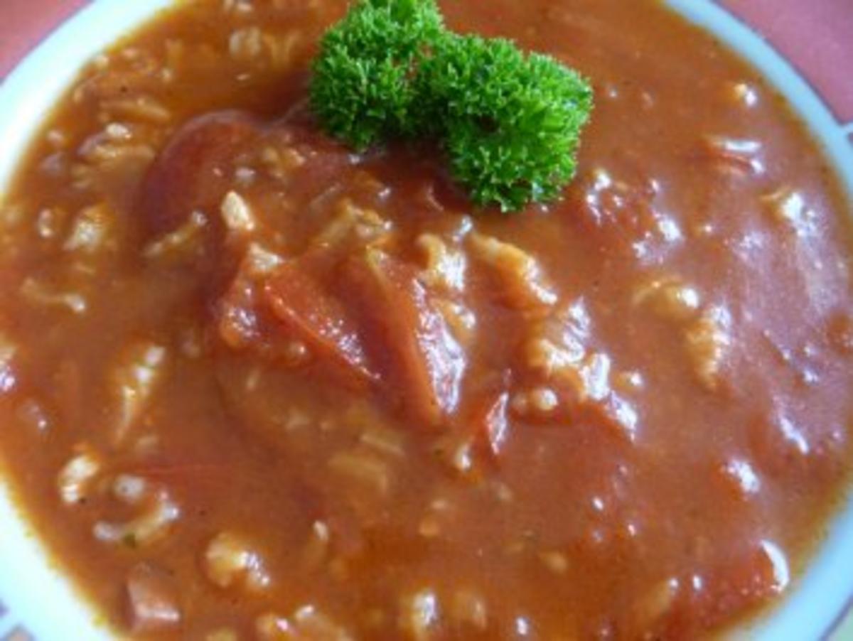 Tomaten-Reis-Suppe - Rezept mit Bild - kochbar.de