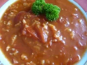 Tomaten-Reis-Suppe - Rezept