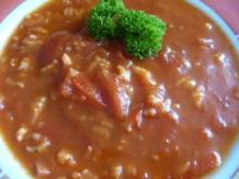 Tomaten-Reis-Suppe - Rezept