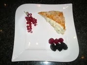 Vanillemascarpone mit parfümierten Grappa Beeren im Strudelblatt - Rezept