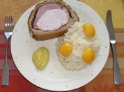 Kasseler im Brot - Rezept