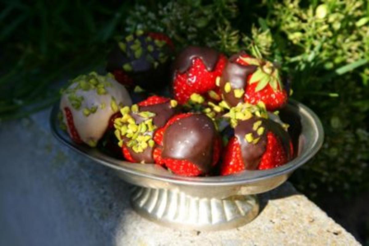 Erdbeeren Mit Schoko Glasur Rezept Mit Bild Kochbar De