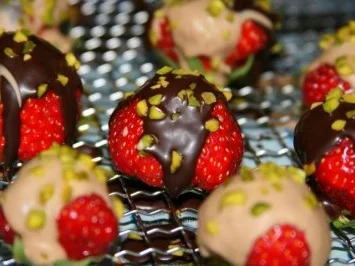 Erdbeeren mit Schoko Glasur - Rezept - Bild Nr. 3