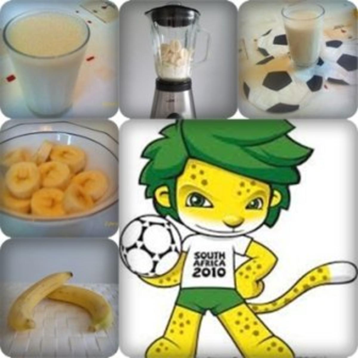 WM  2010 :  Banane – Kefir Cocktail - Rezept - Bild Nr. 3