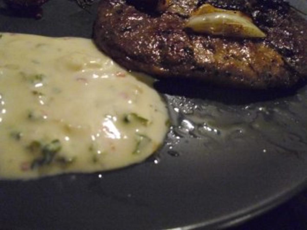 Marinierte Lamm Beinscheiben mit Knoblauch Limetten Dip - einfach - von ...