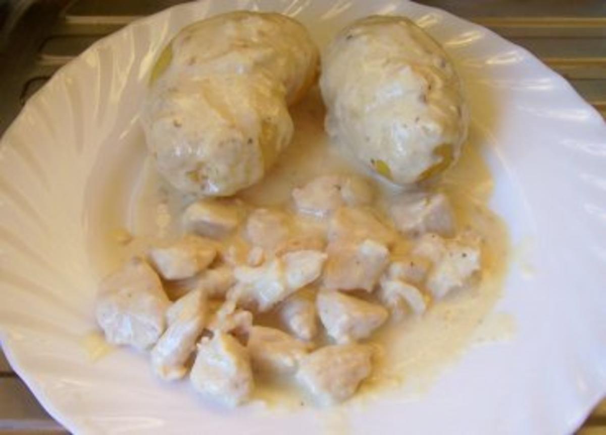 Kochen: Hähnchen in Pilz-Käse-Sauce - Rezept - Bild Nr. 2