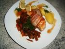 Hähnchenbrust im Schinkenmantel - Rezept