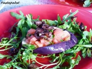 Rezept: Gebratener Scamorza auf Aubergine Bild Nr. 2 Gebratener Scamorza auf Aubergine - Rezept - Bild Nr. 2