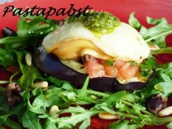 Rezept: Gebratener Scamorza auf Aubergine Bild Nr. 4 Gebratener Scamorza auf Aubergine - Rezept - Bild Nr. 4