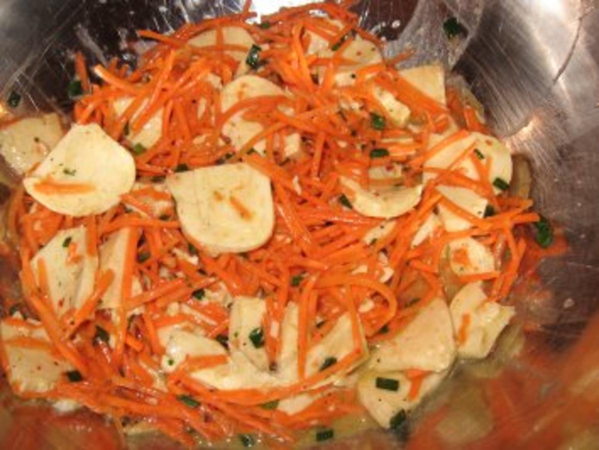 Möhren-Mozzarella-Salat - Rezept - Bild Nr. 2