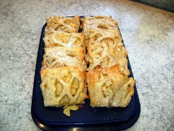 Knusper-Apfeltaschen - Rezept