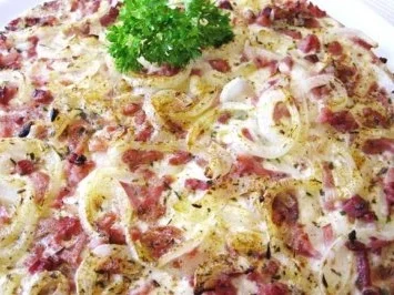Mein heutiger Flammkuchen ... - Rezept - Bild Nr. 3