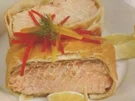 Lachsfilet im Blätterteig - Rezept