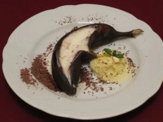 Beschwipste Bananen vom Grill gefüllt mit Schokolade - Rezept