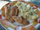 Geflügel: Gegrillte Hähnchenbrust  und Kartoffelsalat - Rezept