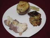 Kalbsfilet in Gorgonzola-Soße mit Trüffelkartoffeln und Zucchinitalern - Rezept