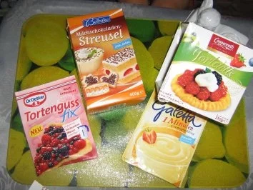 Vanille-Fruchtcocktail-Tortlettes - Rezept