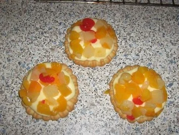 Vanille-Fruchtcocktail-Tortlettes - Rezept - Bild Nr. 4