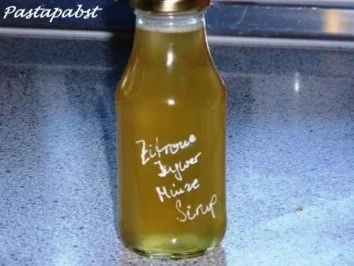 Rezept: Zitronen-Ingwer-Minze-Sirup Zitronen-Ingwer-Minze-Sirup - Rezept