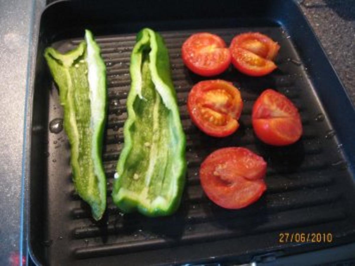 gegrillte Peperoni und Tomaten - Rezept - Bild Nr. 3