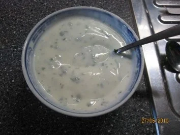 meine Art von Cacik (Joghurtsoße mit Minze und Gurke) - Rezept - Bild Nr. 4