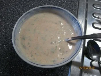 meine Art von Cacik (Joghurtsoße mit Minze und Gurke) - Rezept - Bild Nr. 5