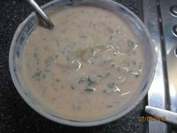 meine Art von Cacik (Joghurtsoße mit Minze und Gurke) - Rezept