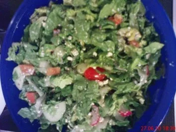 Sommersalat griechischer Art - Rezept
