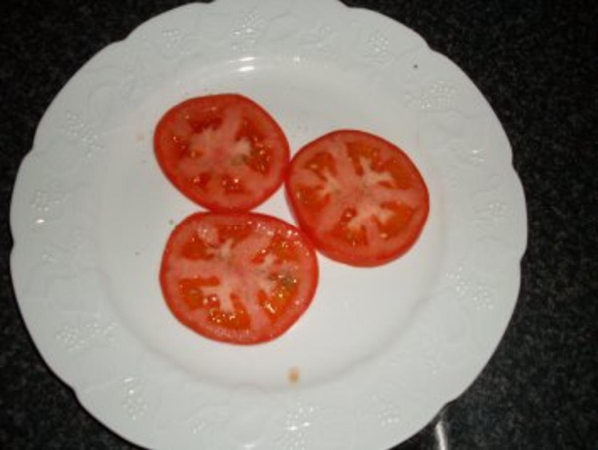 Knoblauchhuhnstreifen auf Tomate mit Gemüsereis - Rezept - Bild Nr. 6