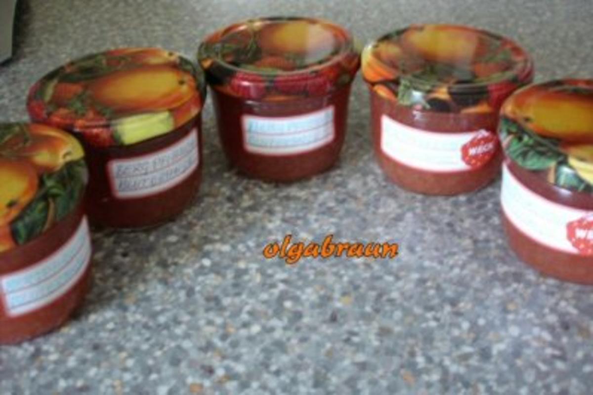 Weinbergpfirsich-Blutorangen-Marmelade - Rezept