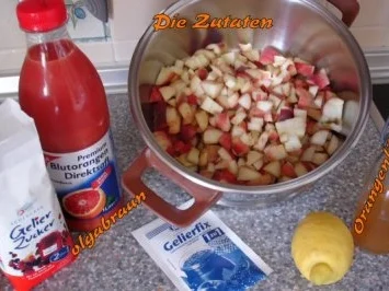 Weinbergpfirsich-Blutorangen-Marmelade - Rezept - Bild Nr. 2