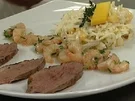 Rezept: Waldorfsalat de luxe mit marinierten Krabben und Entenbrust Waldorfsalat de luxe mit marinierten Krabben und Entenbrust - Rezept