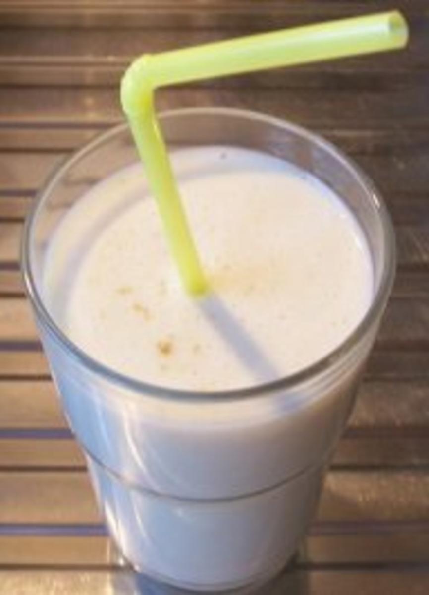 Bilder für Getränk: Bananen-Mango-Kokos-Shake - Rezept