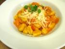 Gnocchi mit Paprika-Karotten-Sauce - Rezept
