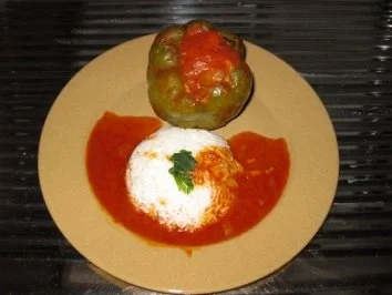 Rezept: Gefüllte Paprika...... das 1001. Rezept ;-)) Gefüllte Paprika...... das 1001. Rezept ;-)) - Rezept