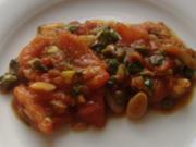 Warmer Tomatensalat mit Kapern und Anchovis - Rezept