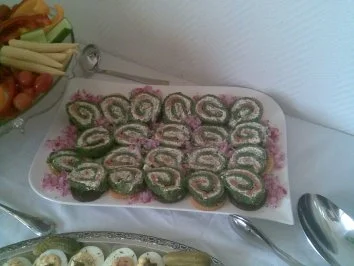 Lachs-Spinat Rolle - Rezept - Bild Nr. 3