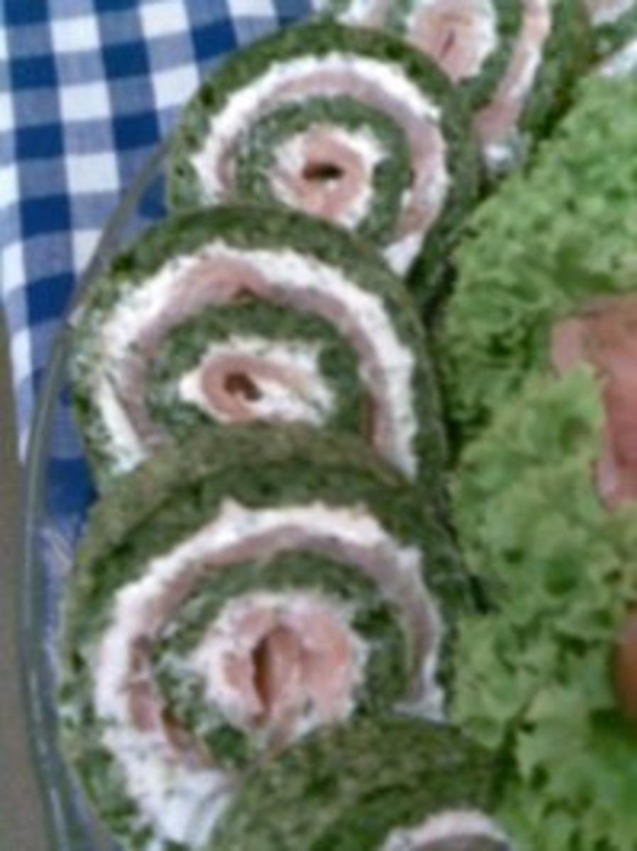 Bilder für Lachs-Spinat Rolle - Rezept