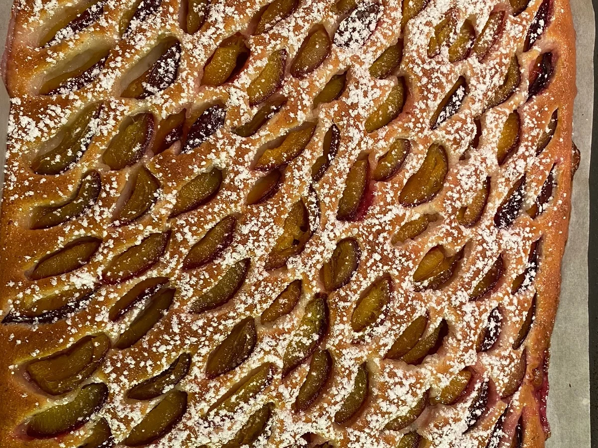glutenfrei backen: Zwetschgenkuchen vom Blech - Rezept - Bild Nr. 2