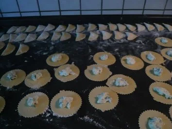 Rezept: Panzerrotti mit Ricottta-Basilikumfüllung Panzerrotti mit Ricottta-Basilikumfüllung - Rezept