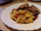 überbackene Schweinemedaillons mit Gnocchi - Rezept