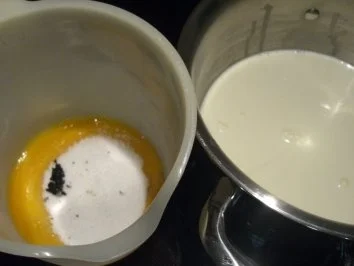 Eis:  VANILLE - SAHNE    -Grundrezept- - Rezept - Bild Nr. 3
