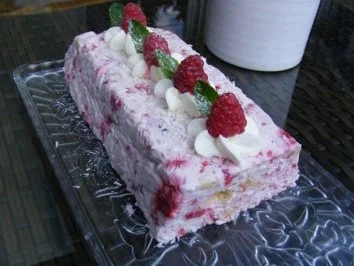 Himbeer-Kokos-Terrine - Rezept