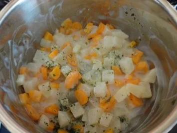 Rezept: Beilage: cremige Karotten u. Kohlrabi Bild Nr. 2 Beilage: cremige Karotten u. Kohlrabi - Rezept - Bild Nr. 2