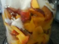 Beschwipstes Pfirsichsorbet - Rezept - Bild Nr. 3