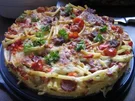 Maccaronitorte mit Chorizo und Salami - Rezept
